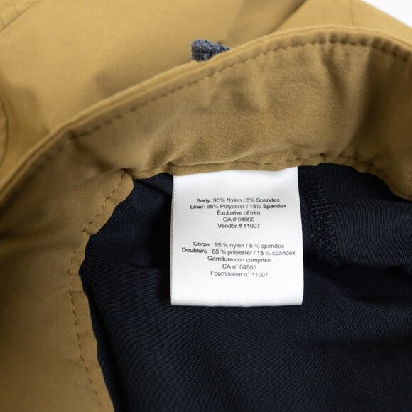 ✨ MEC Crinkum Plus Shorts Padded Mustard Brown Mountain Biking Size 36 - Picture 15 of 16